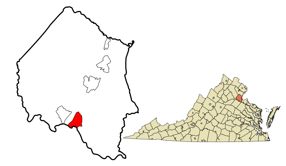 Locator map of Falmouth