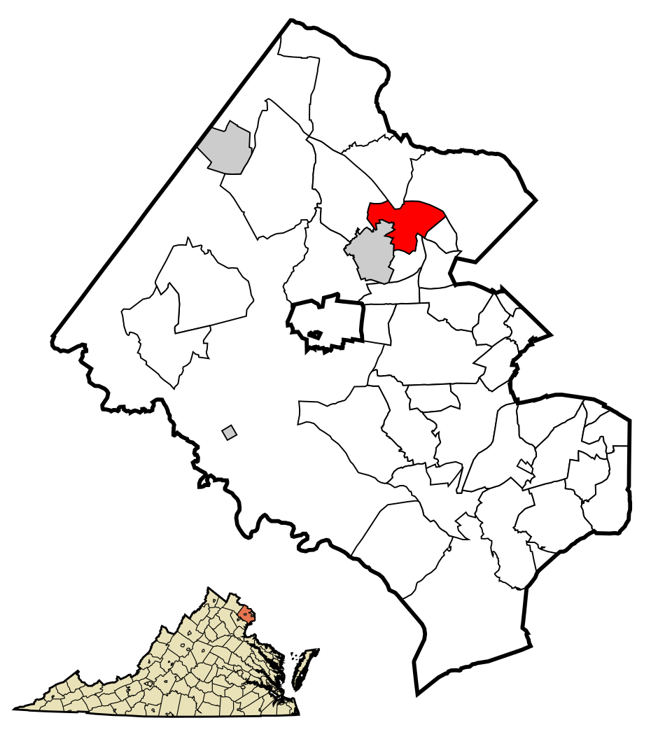 Map of Tysons
