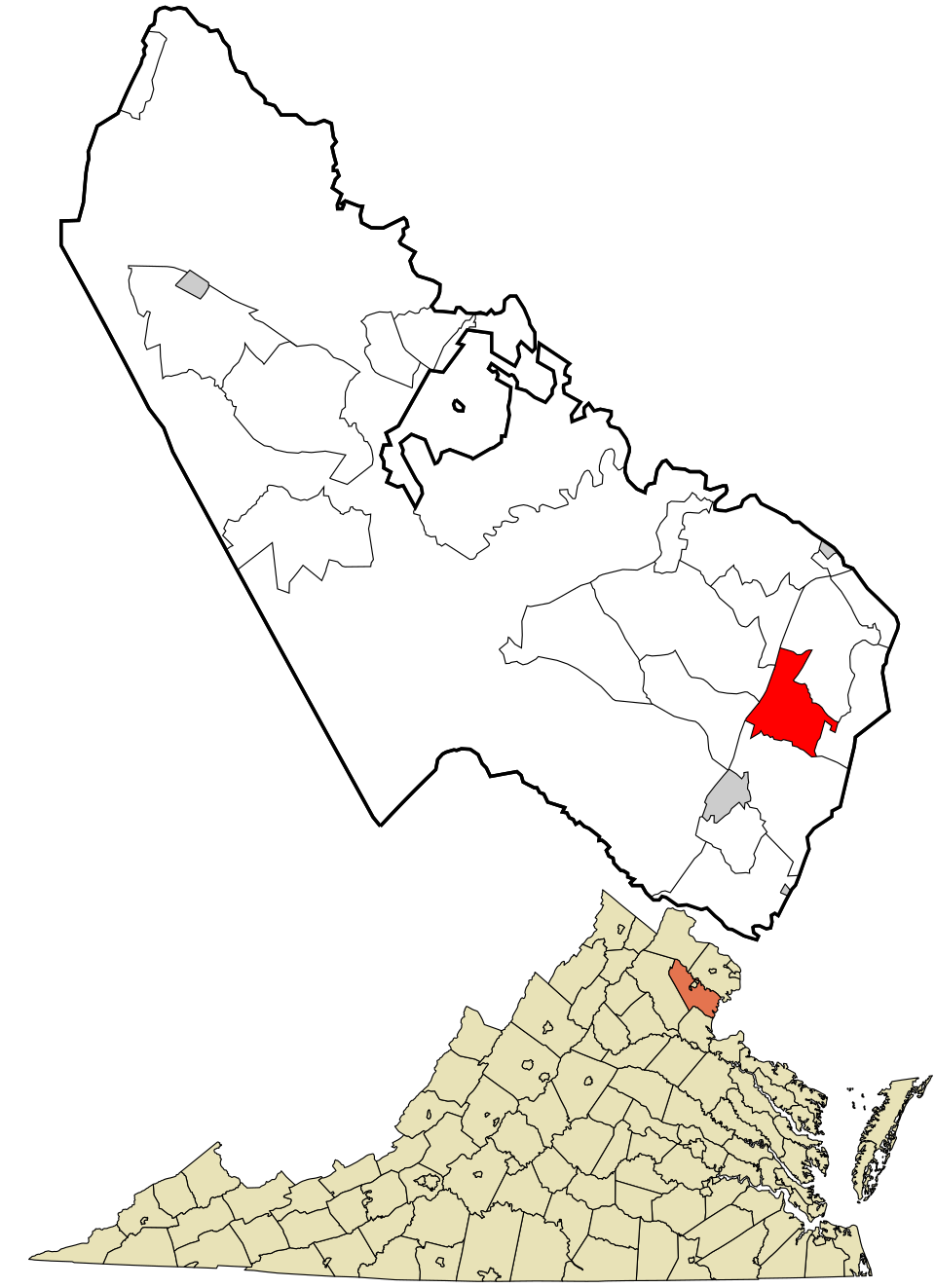 Locator map of Leesylvania