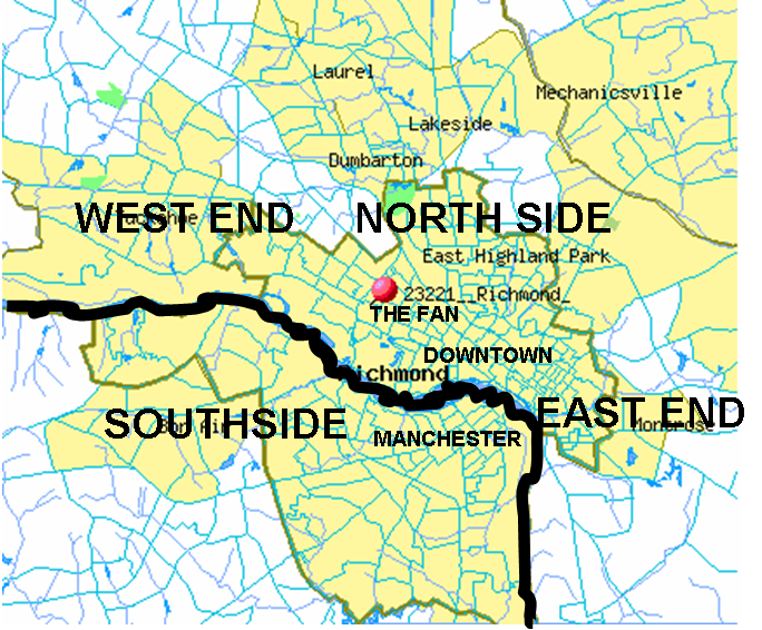 Locator map of Manchester