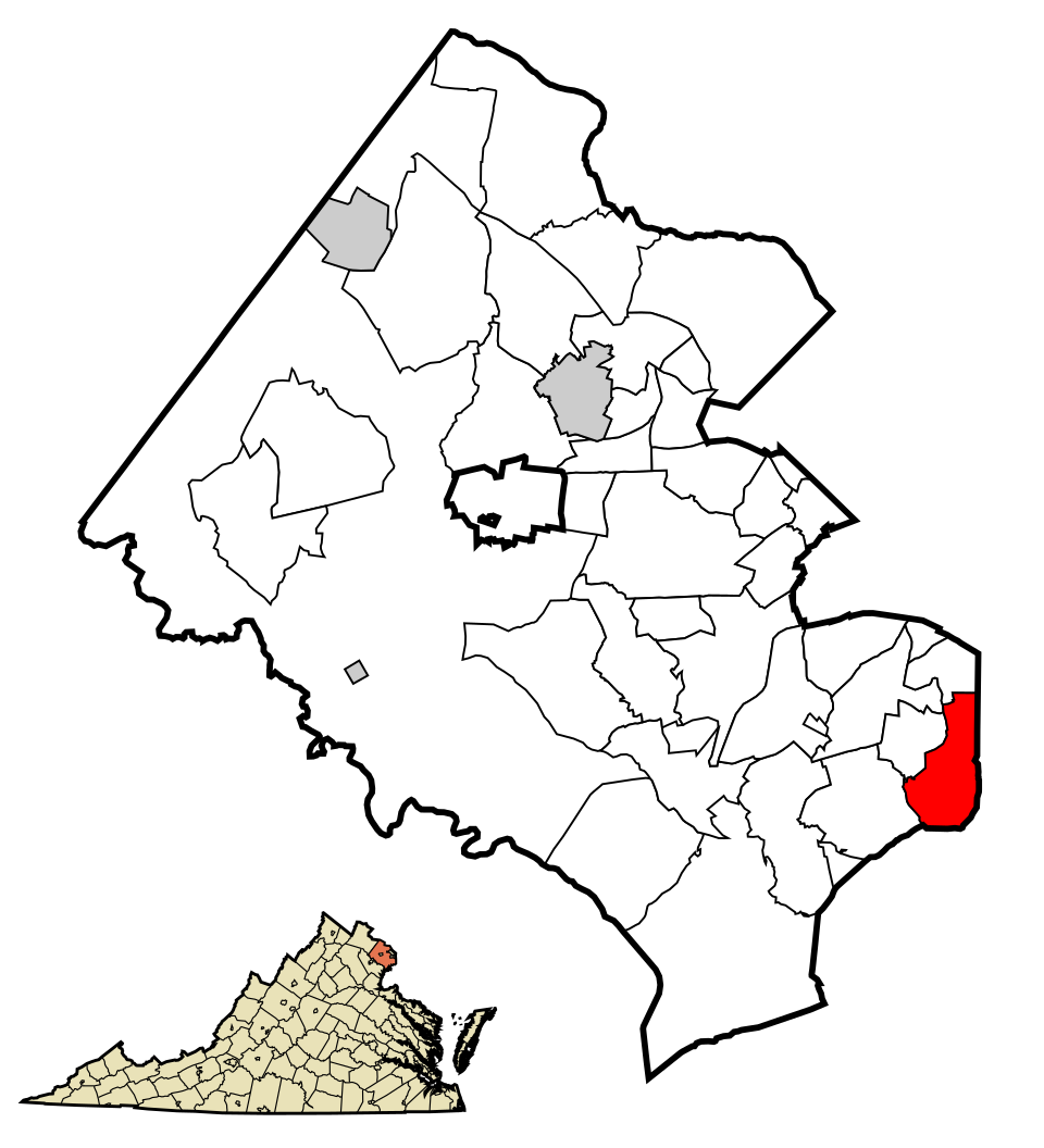 Locator map of Fort Hunt