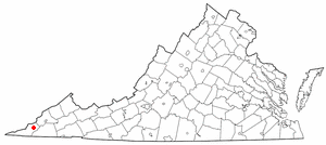 Locator map of Dryden