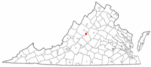Locator map of Sherando