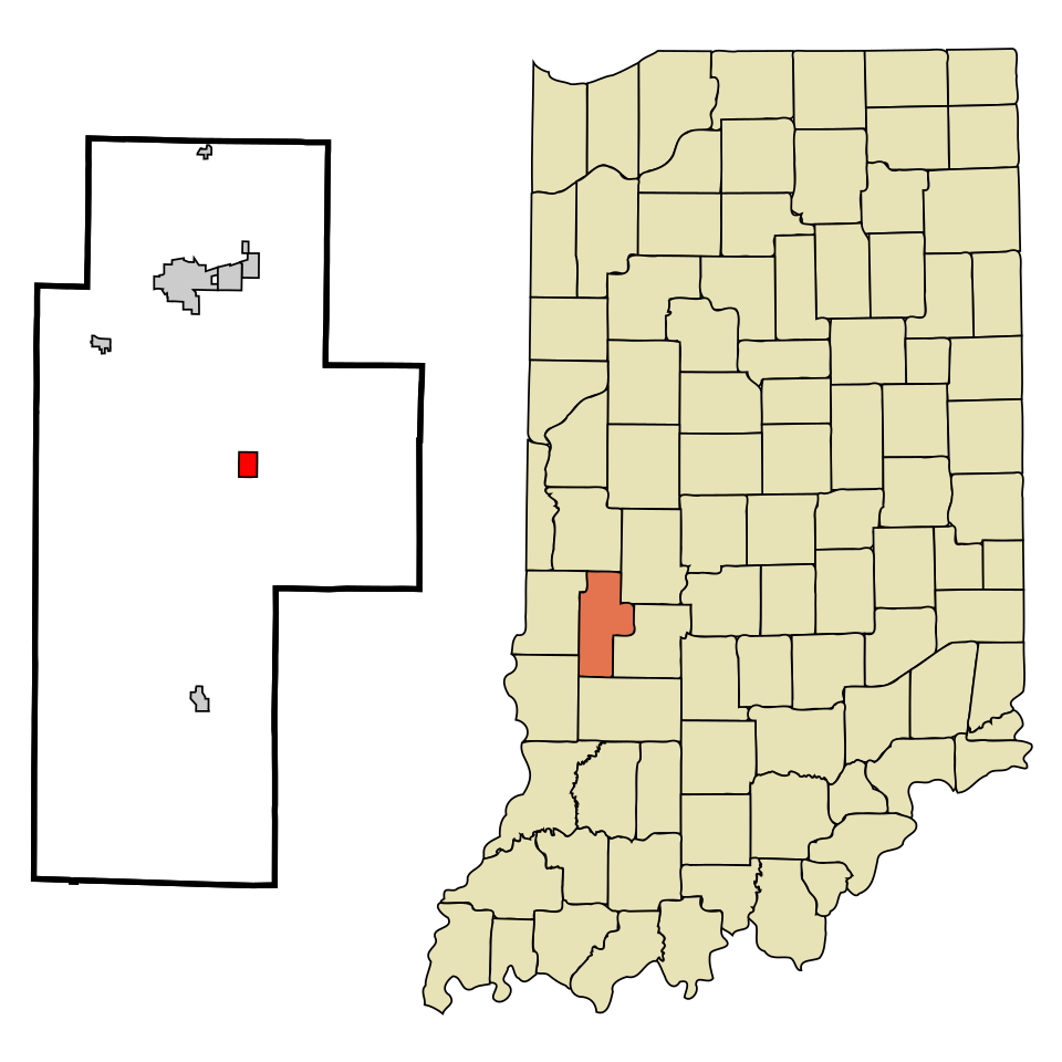 Locator map of Center Point