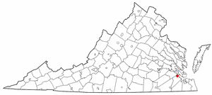 Locator map of Rushmere