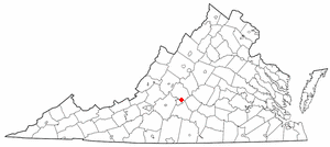 Locator map of Madison Heights