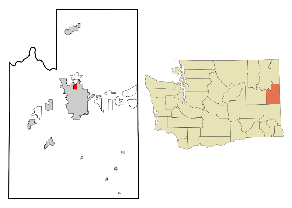 Locator map of Town and Country