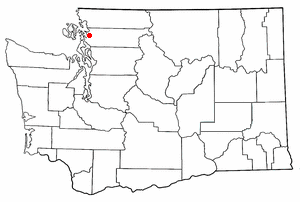 Locator map of Bow