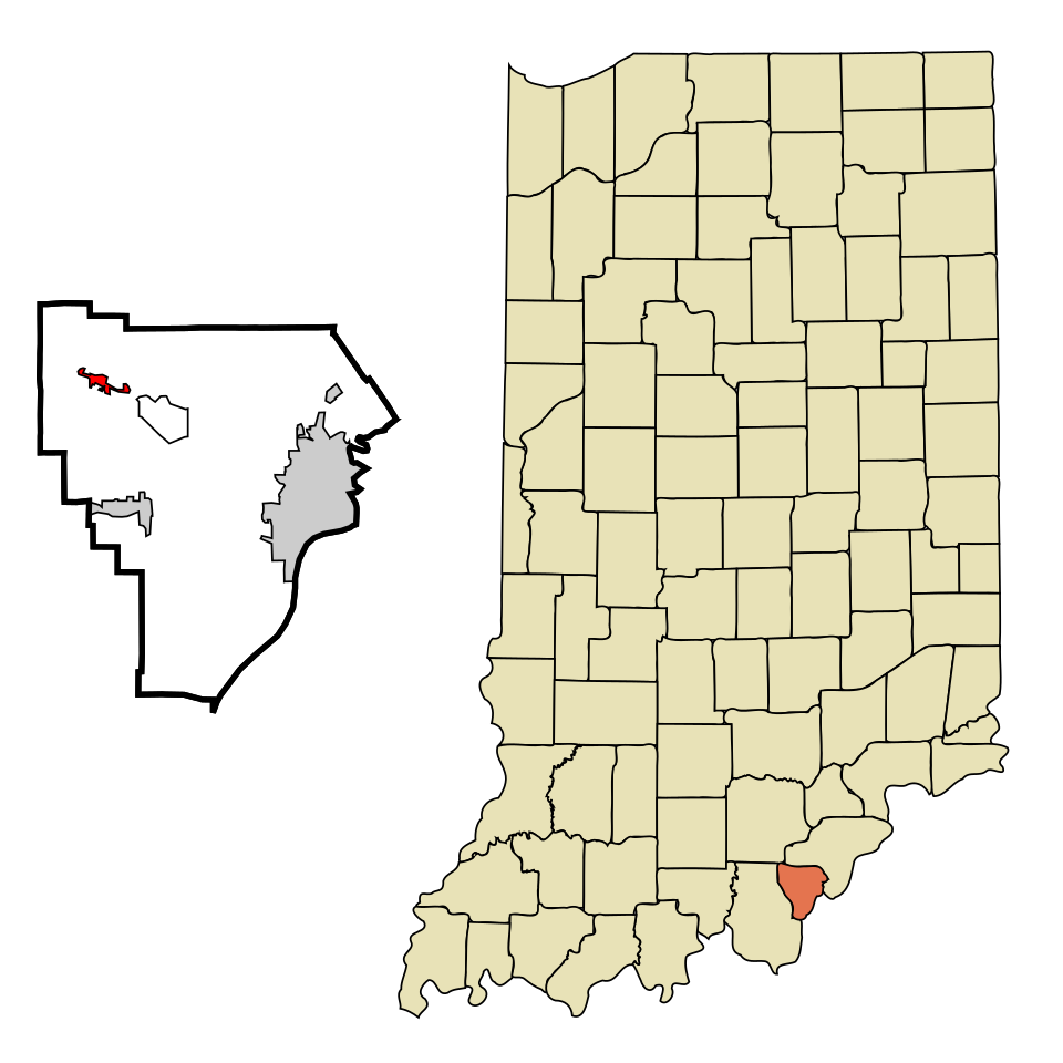 Locator map of Greenville