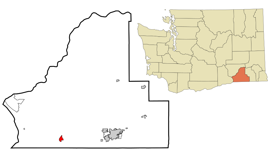 Locator map of Touchet