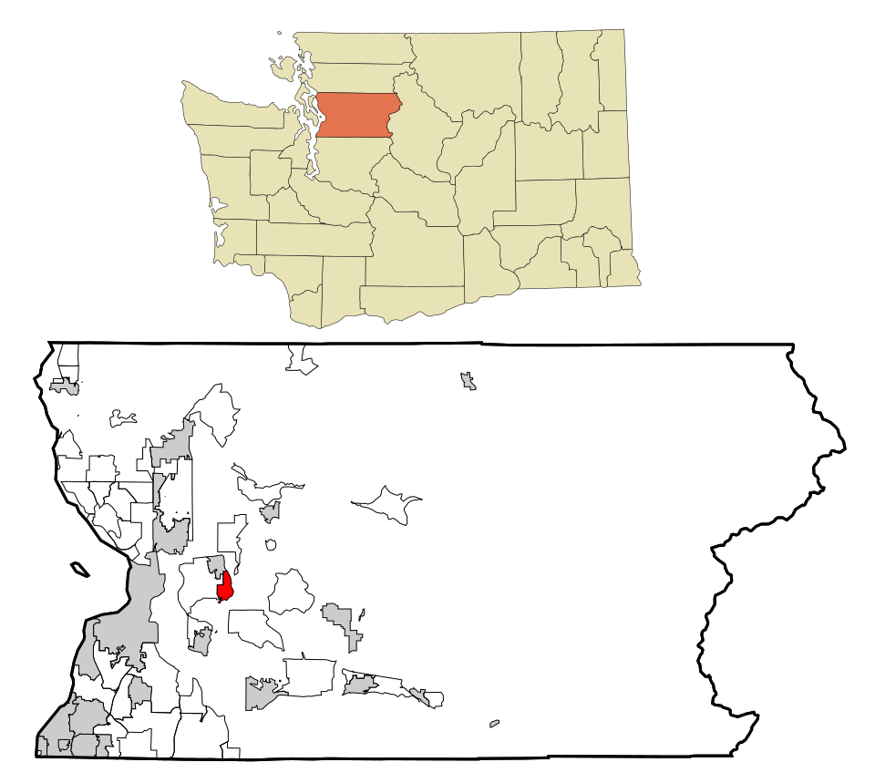 Locator map of Machias