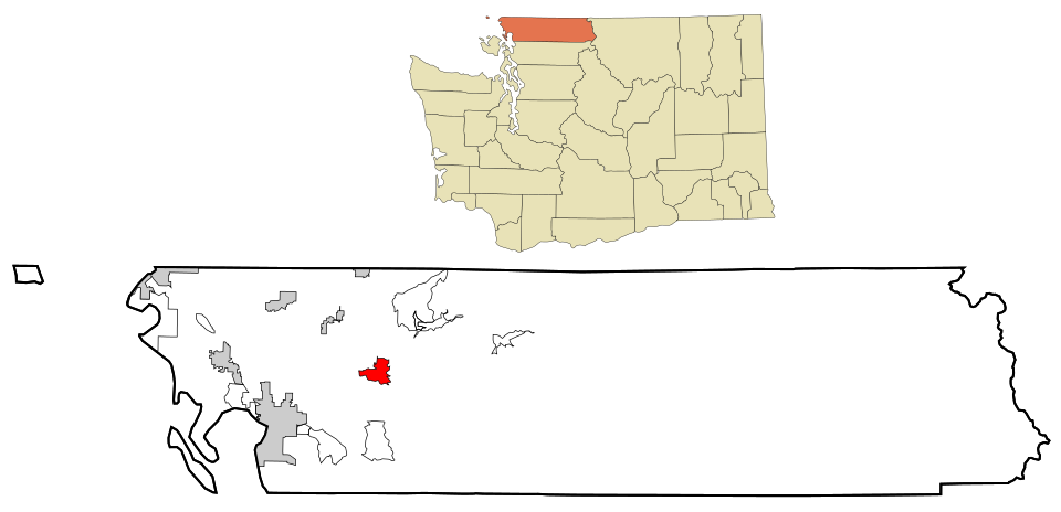 Locator map of Deming