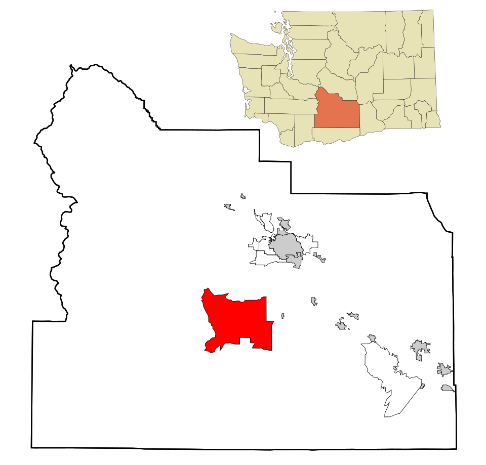 Locator map of White Swan