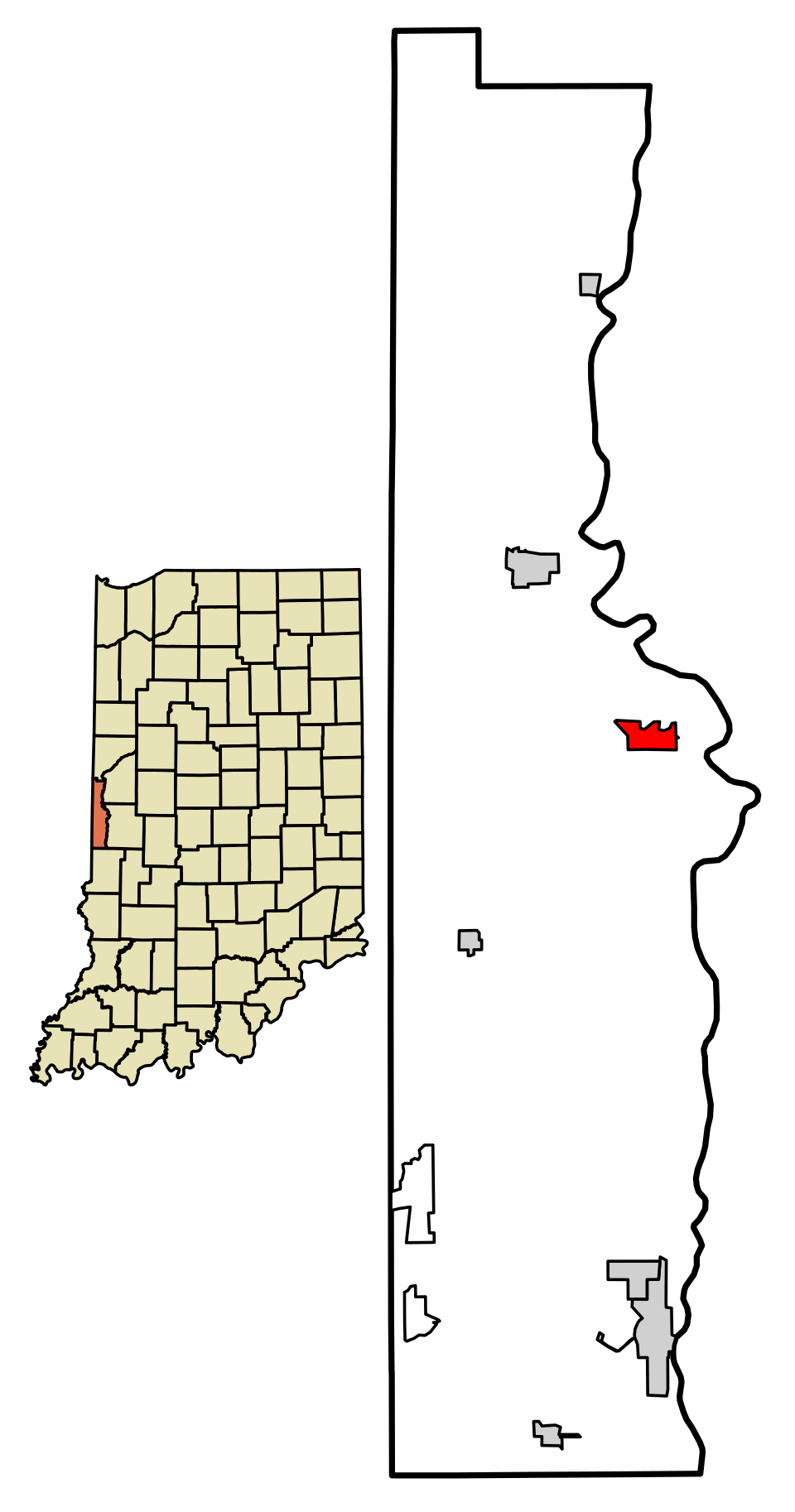 Locator map of Newport