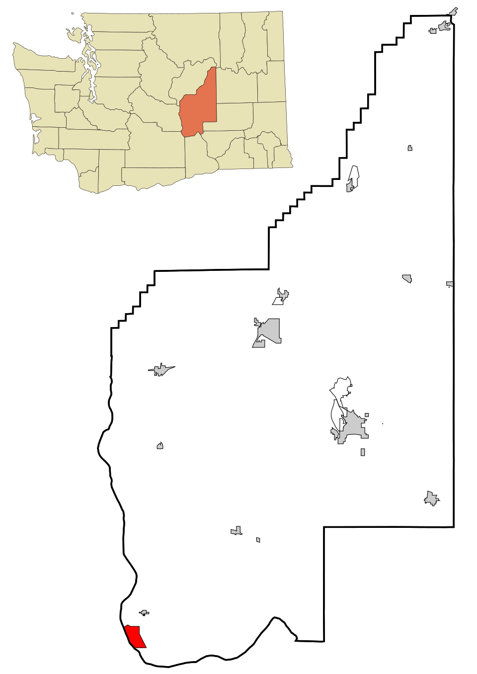 Map of Desert Aire