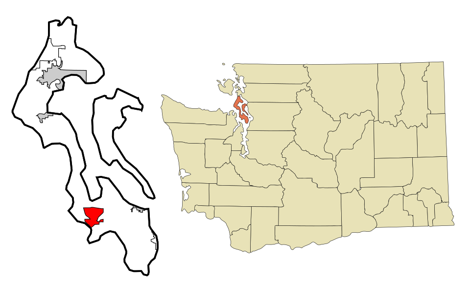 Locator map of Freeland