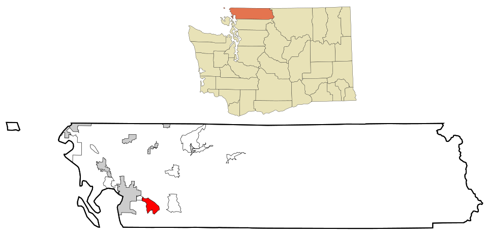Locator map of Sudden Valley