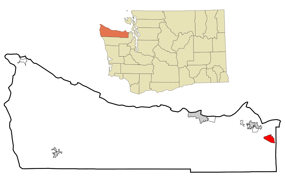 Locator map of Blyn