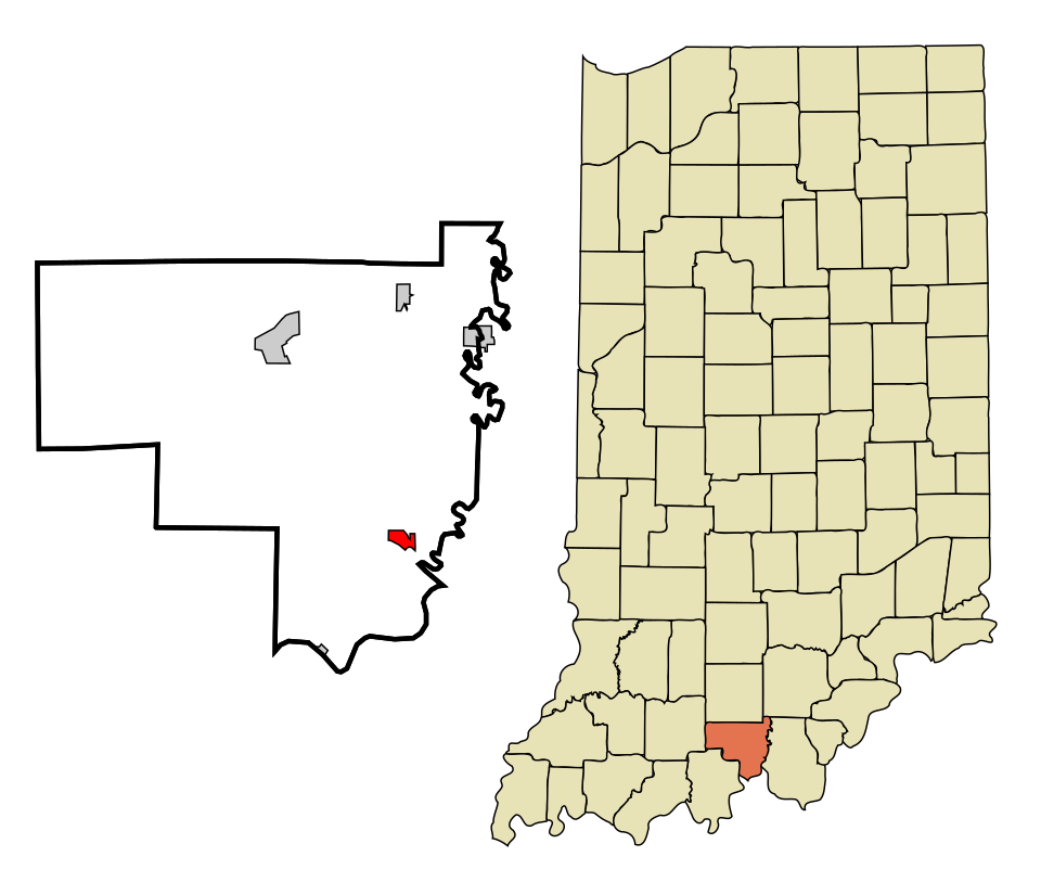 Locator map of Leavenworth