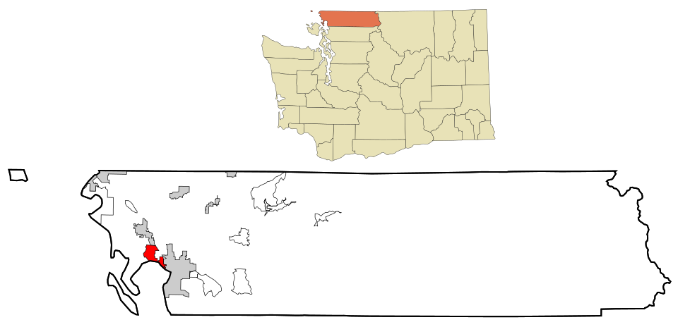 Map of Marietta-Alderwood