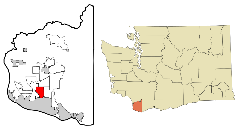 Locator map of Five Corners