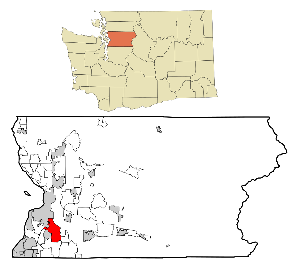 Map of Silver Firs