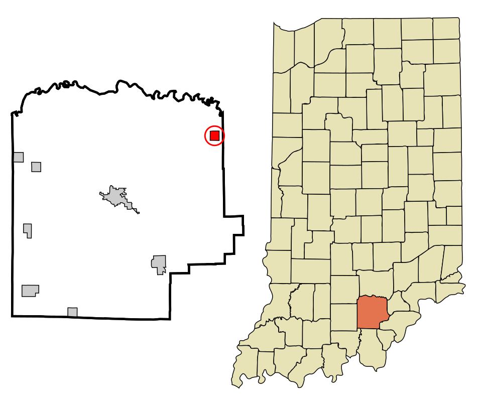 Locator map of Little York