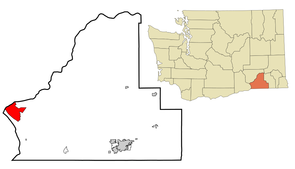 Locator map of Burbank