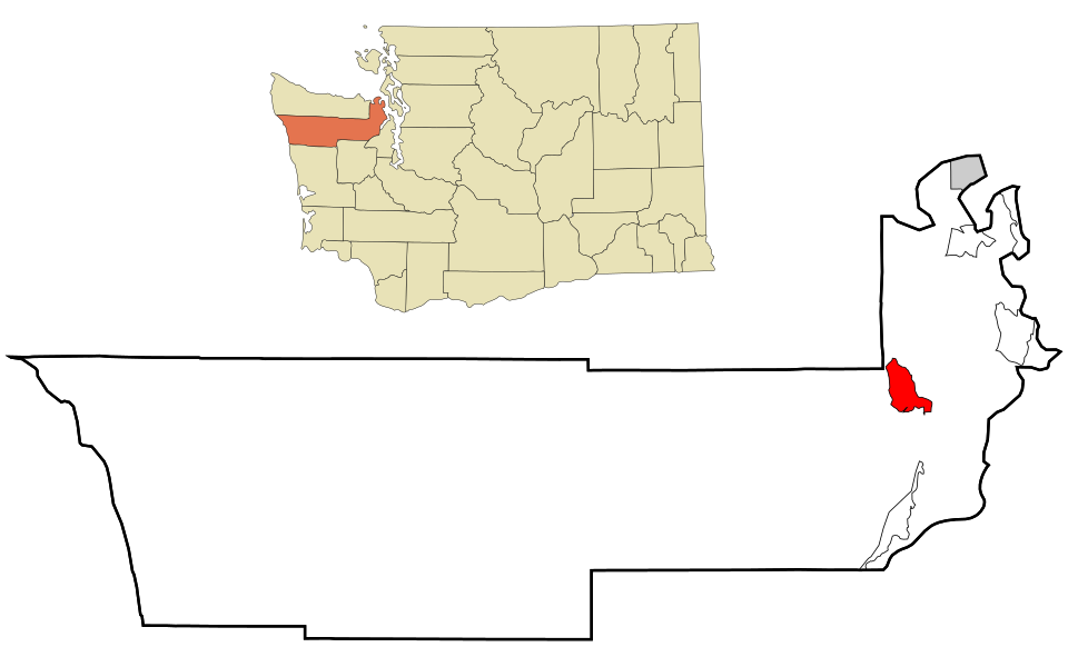 Locator map of Quilcene