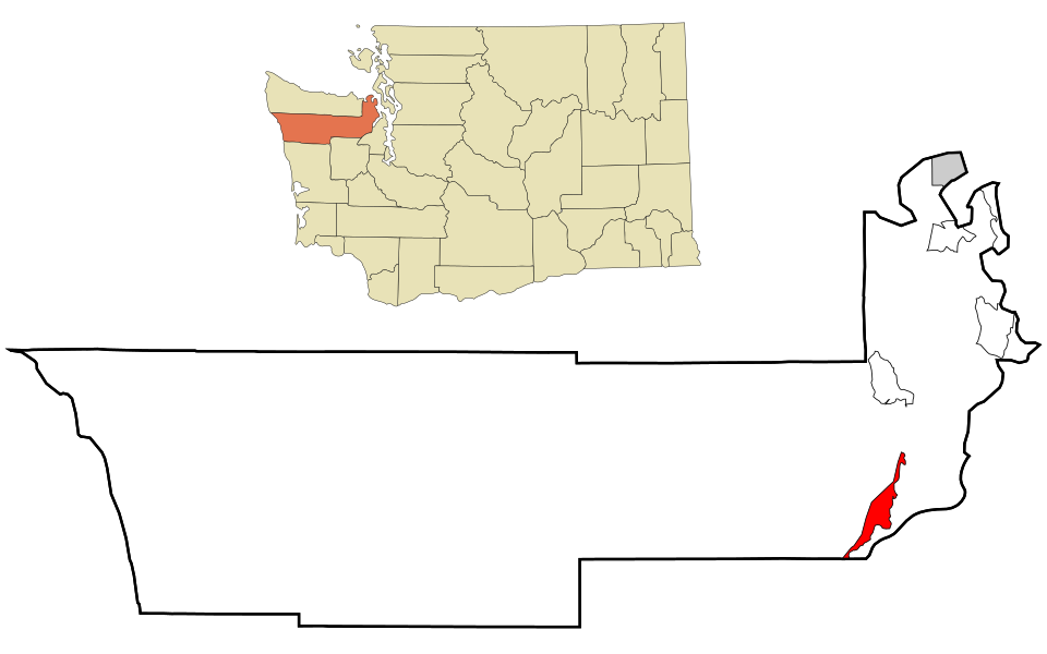 Locator map of Brinnon
