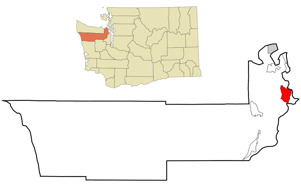 Locator map of Port Ludlow