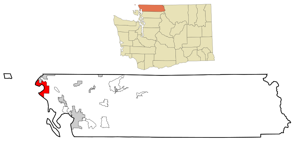Map of Birch Bay