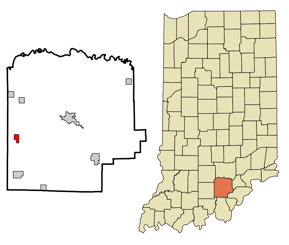 Locator map of Livonia