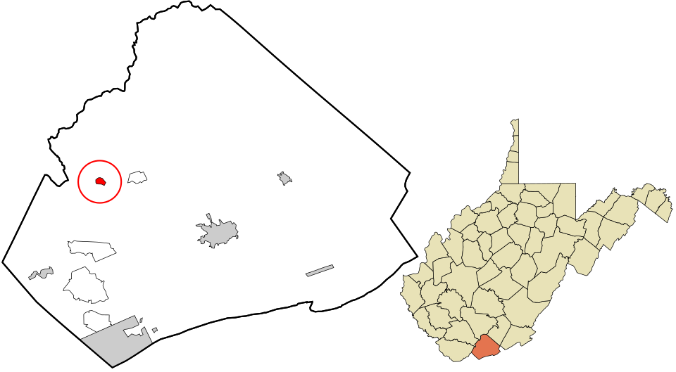 Locator map of Matoaka