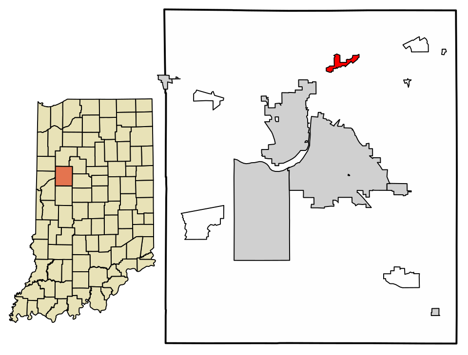 Locator map of Battle Ground