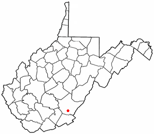 Locator map of Fairlea