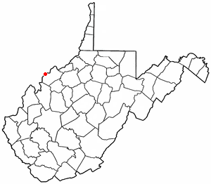 Locator map of Blennerhassett