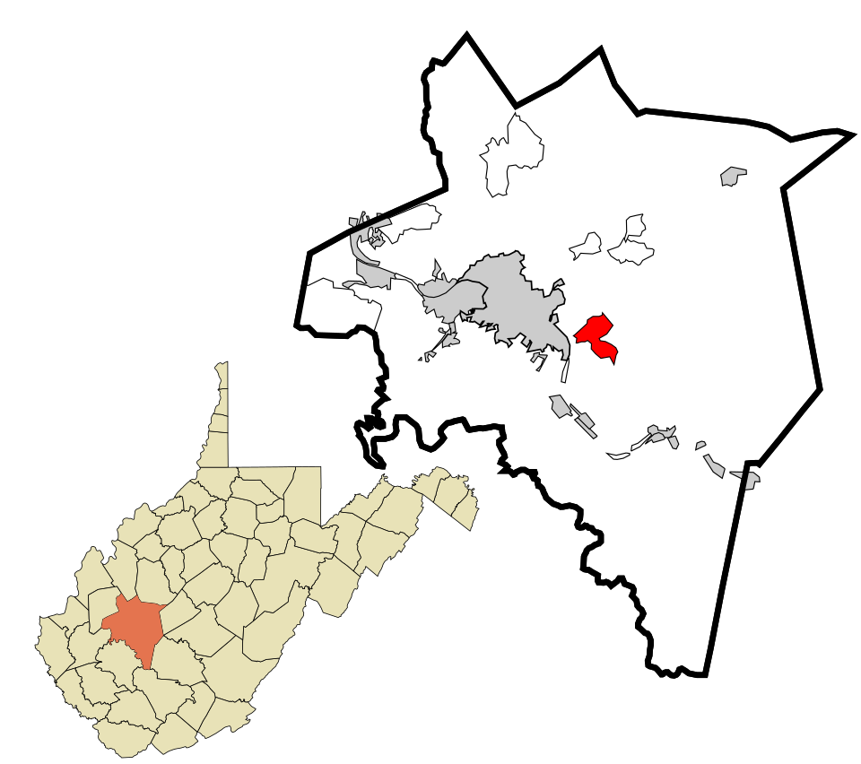 Locator map of Coal Fork