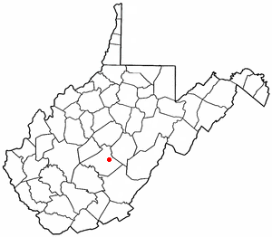 Locator map of Craigsville