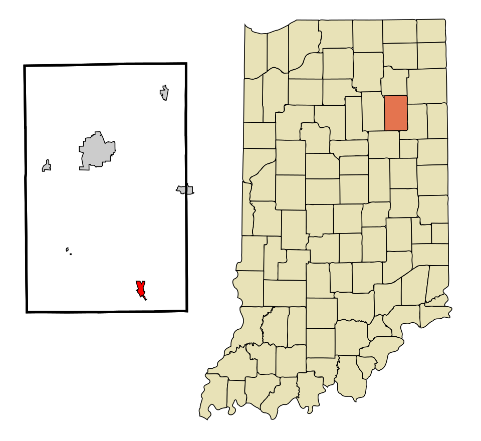 Locator map of Warren