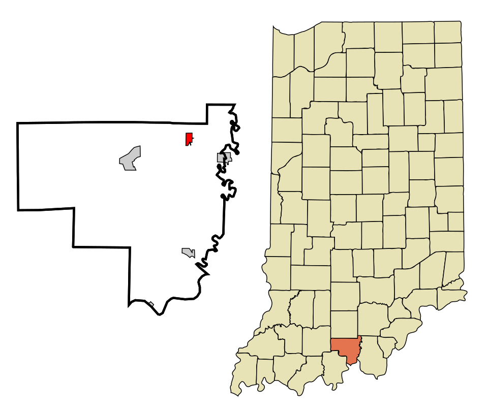Locator map of Marengo