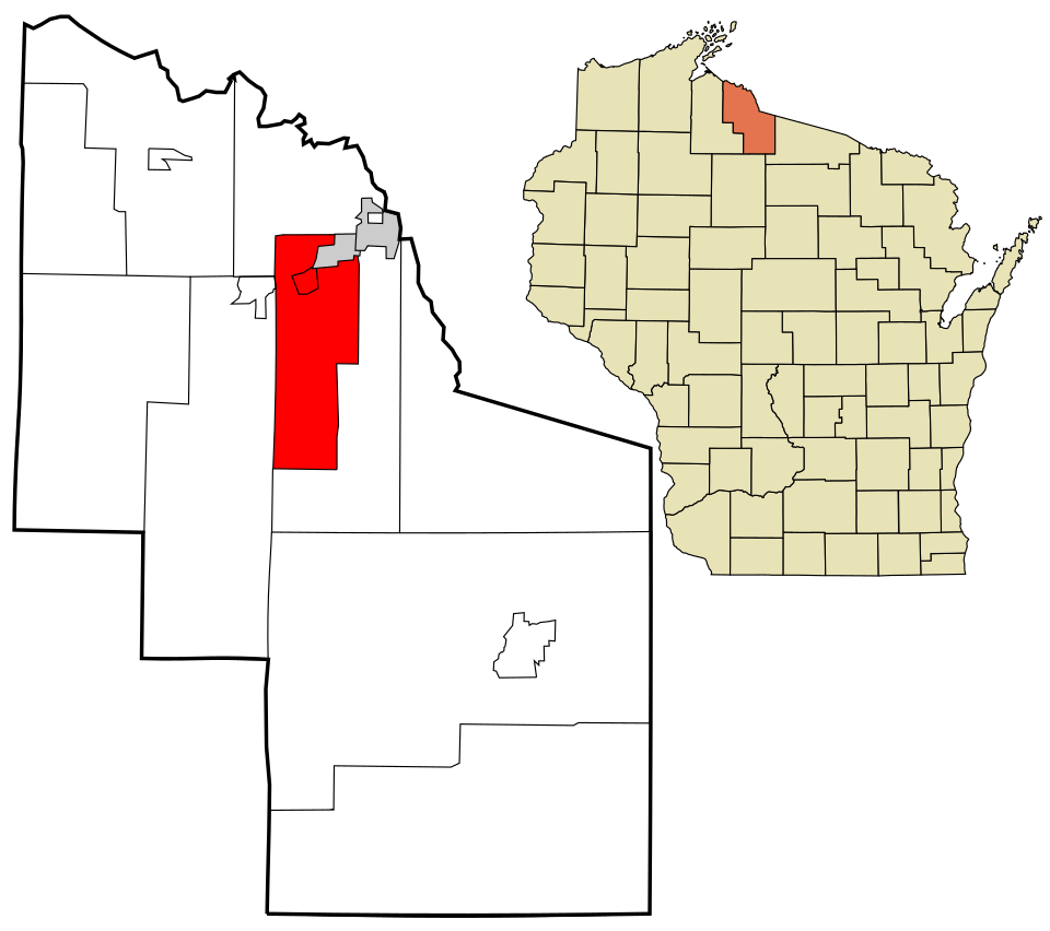 Locator map of Pence