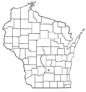 Locator map of Dekorra