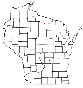 Locator map of Woodruff