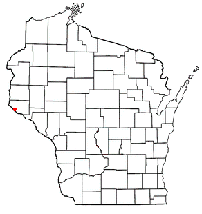 Locator map of Diamond Bluff