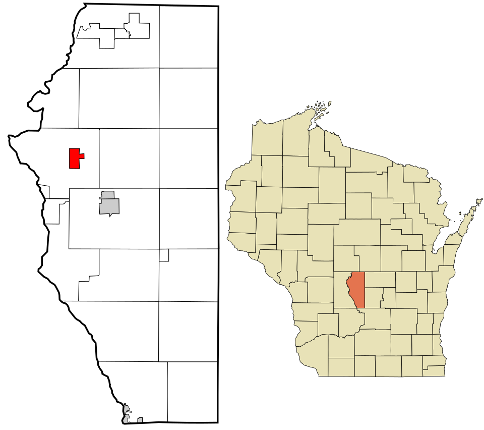 Locator map of Arkdale