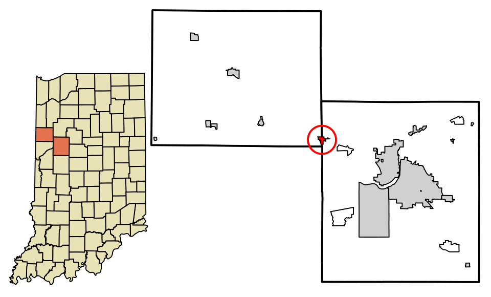 Locator map of Otterbein