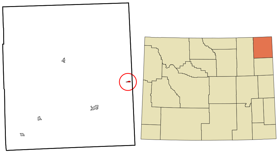 Locator map of Beulah