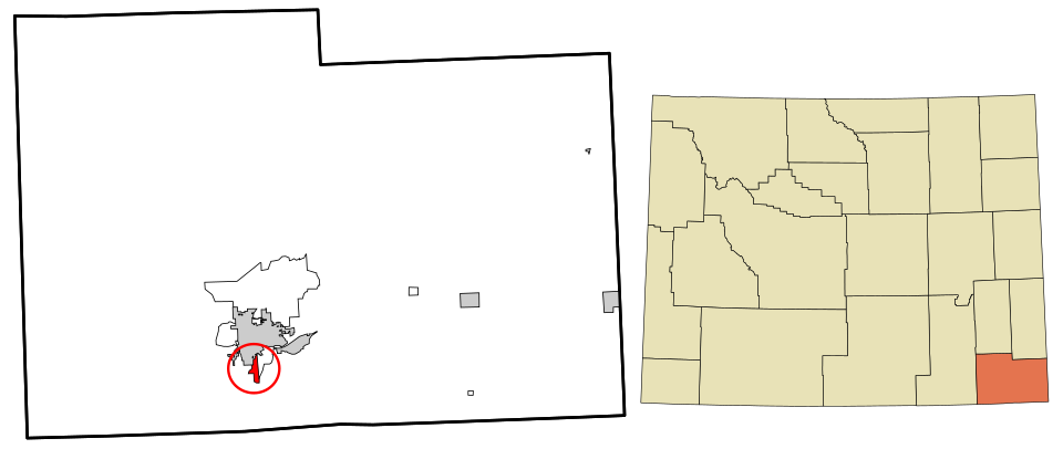 Map of South Greeley