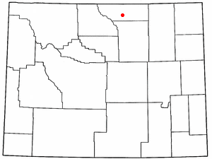 Locator map of Big Horn